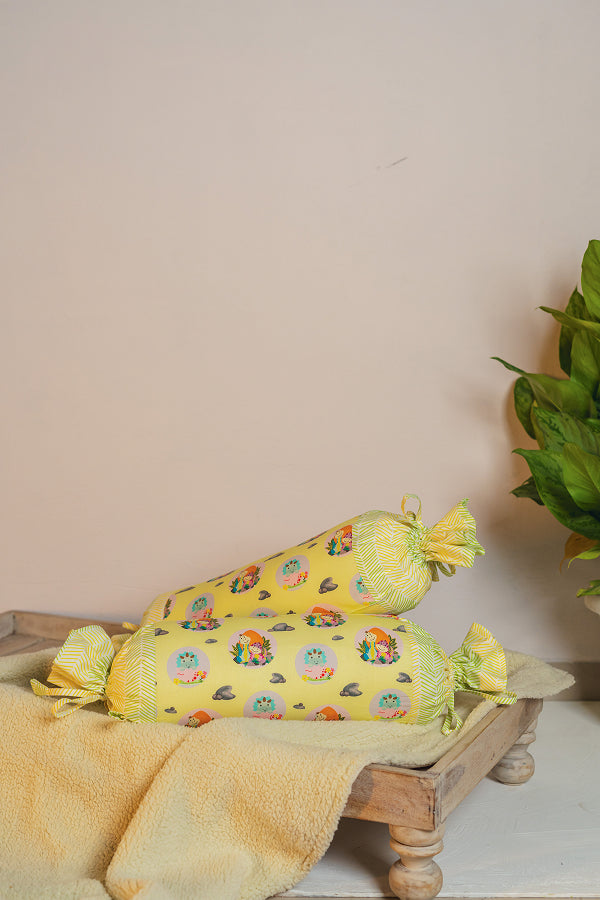 Dino-Saur Bolster Cover With Insert