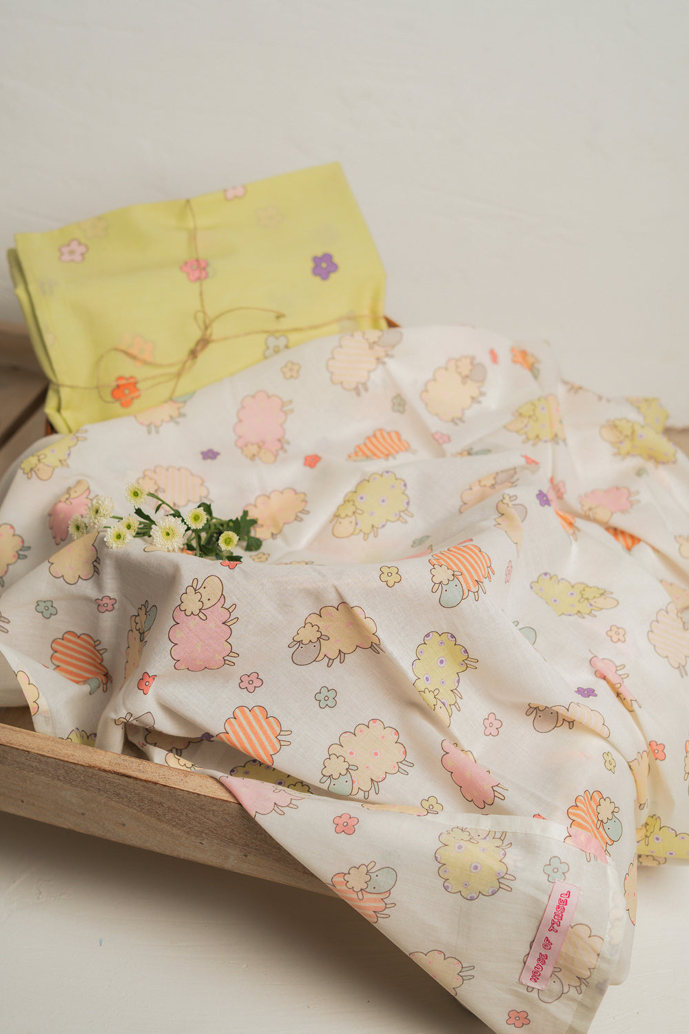 Baa-Baa Black Sheep Swaddle