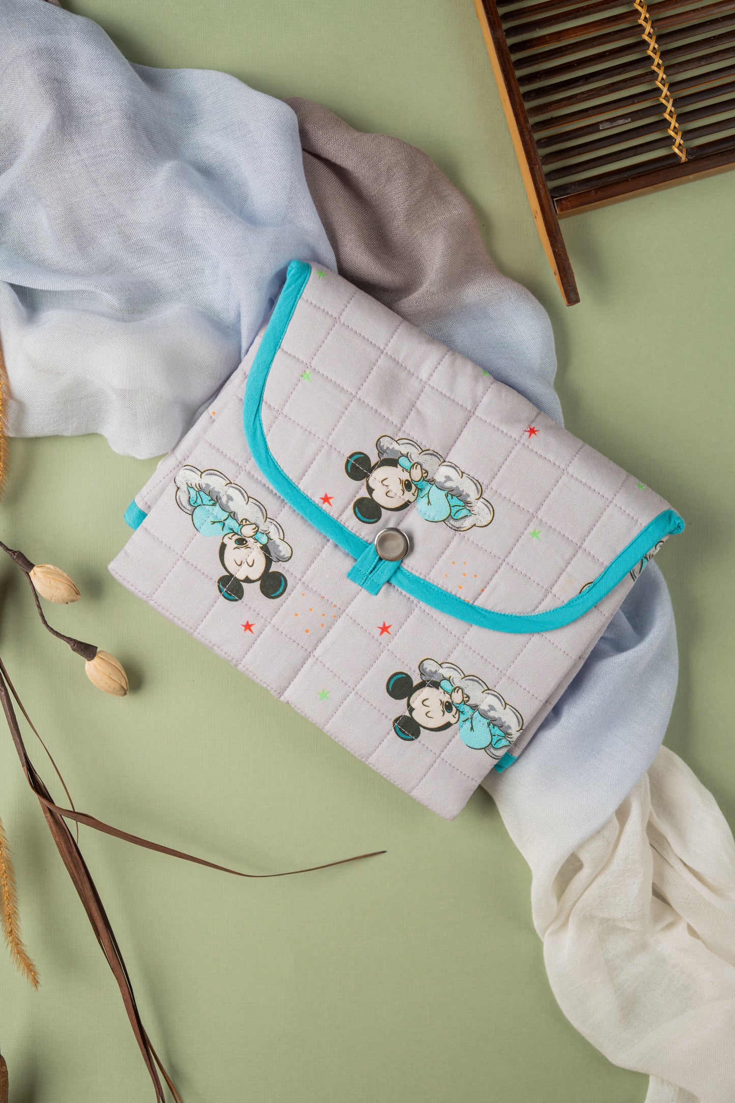 Goodnight Mickey Diaper Changing Mat