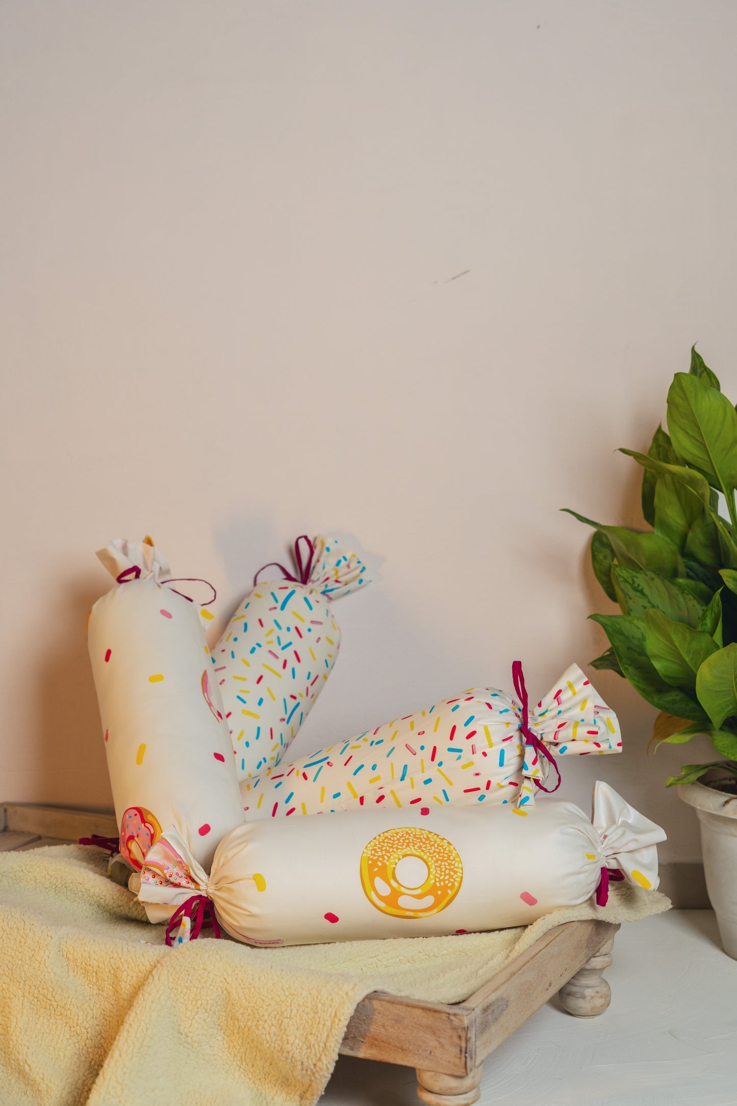 Donut Love Bolster Cover