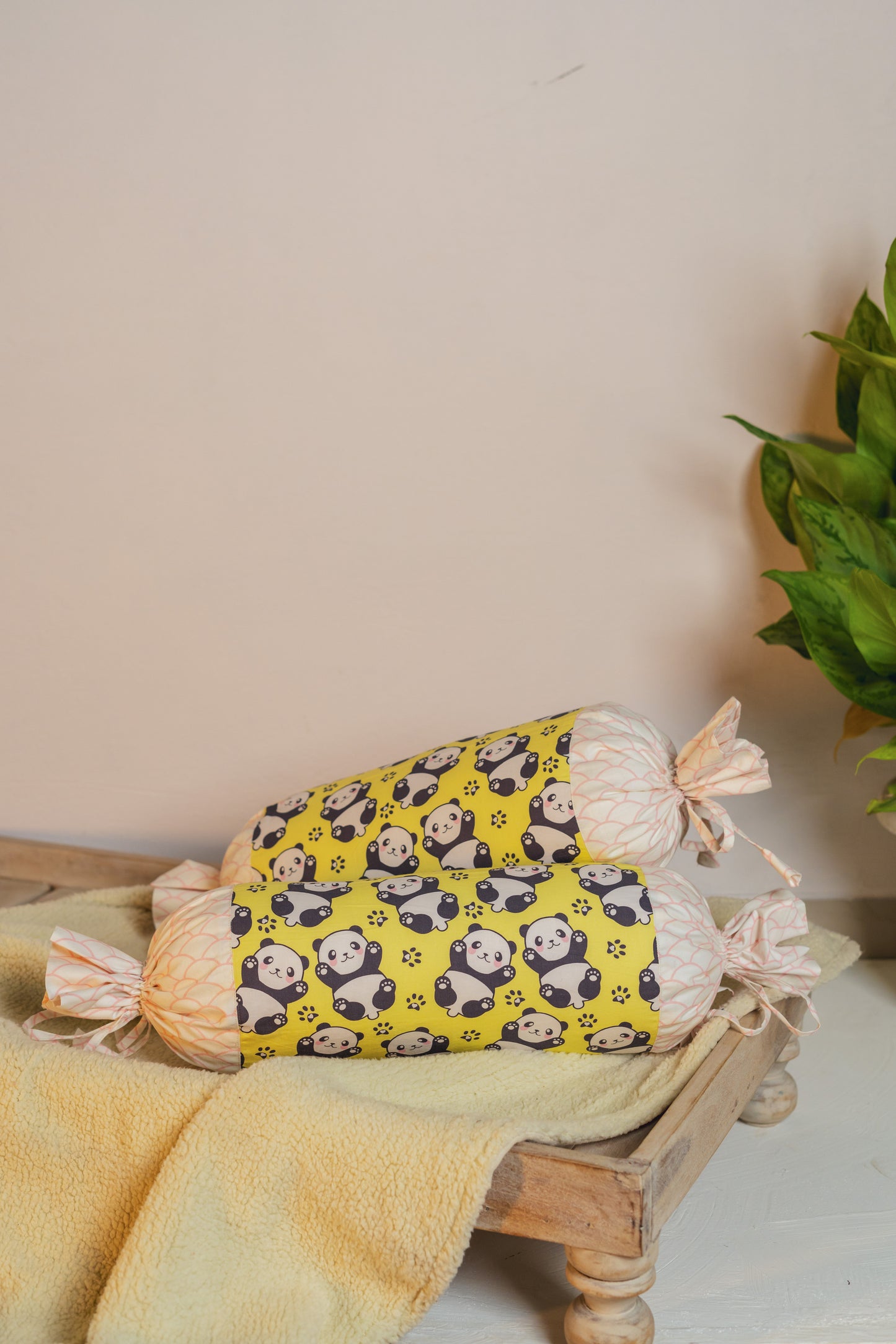 Paw Some Panda Bolster Cover