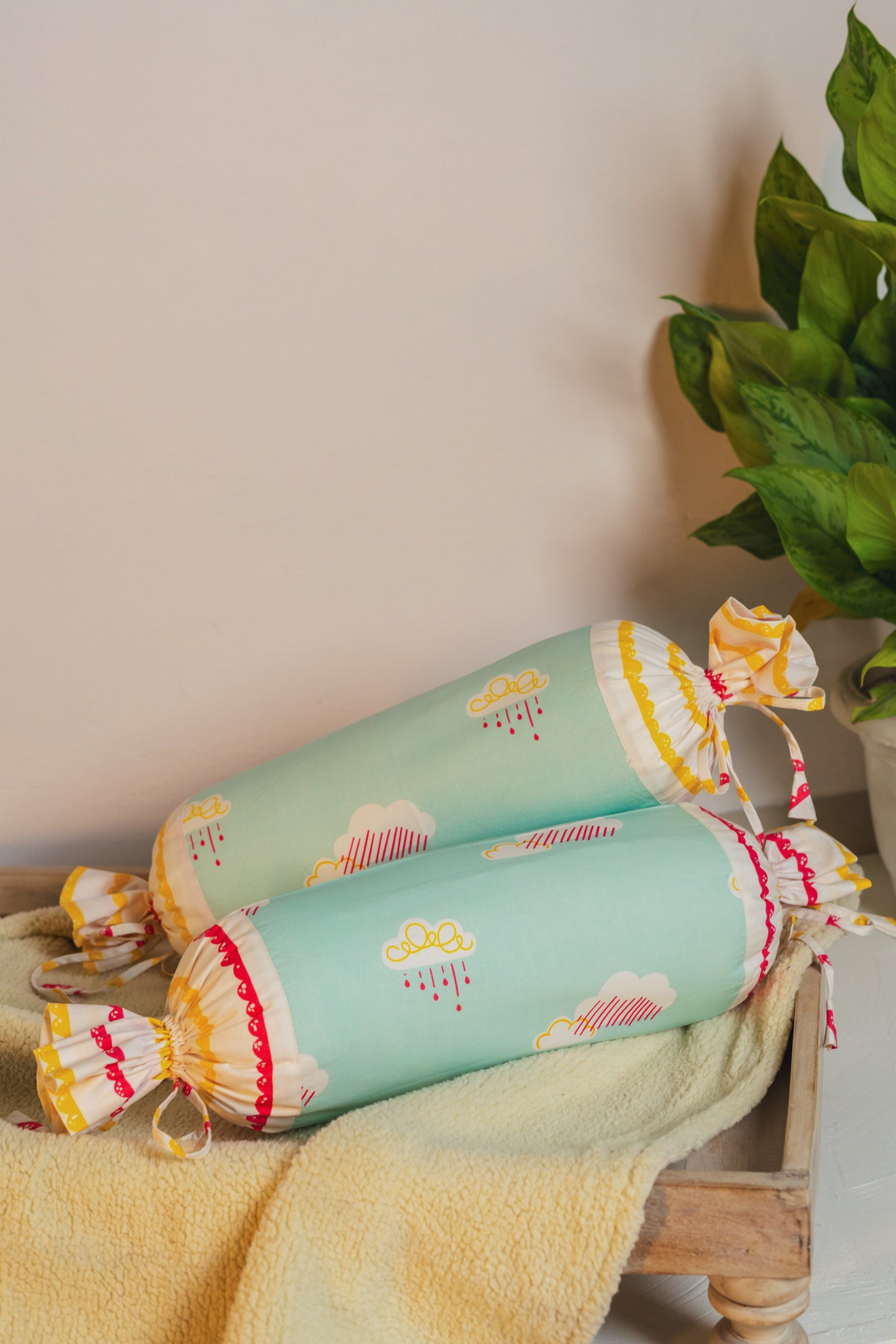 Dreamy Cloud Bolster Cover With Insert