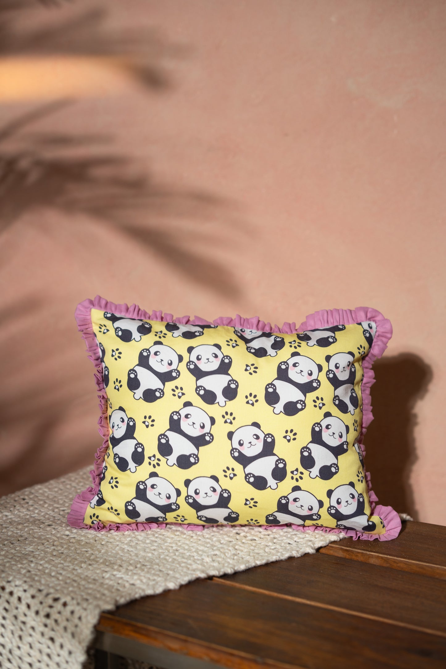 Paw Some Panda Pillow Cover With Insert