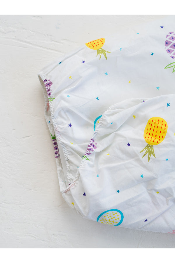 Pine-Apple Fitted Cotsheet