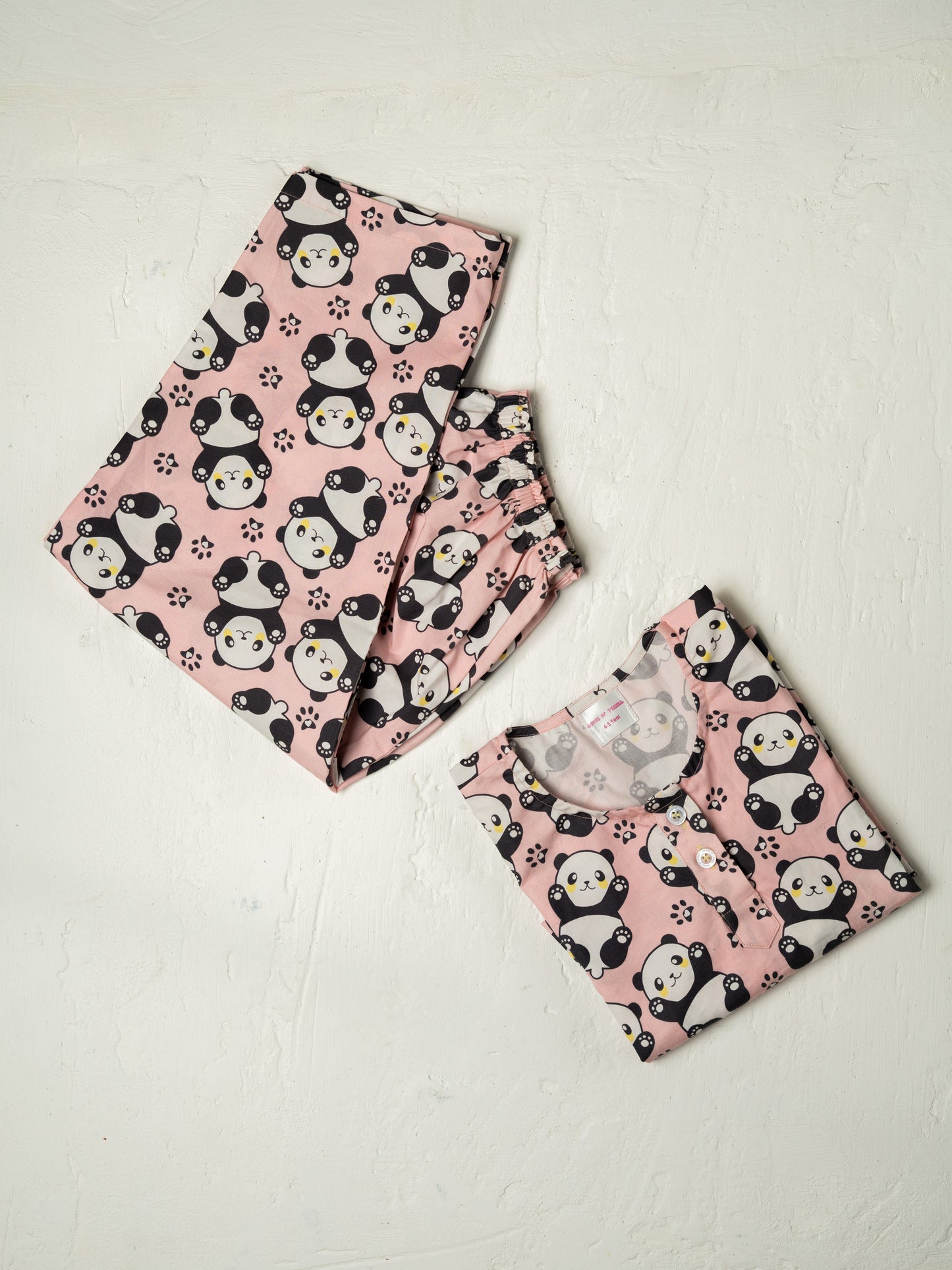 Paw Some Panda Nightsuit Pink
