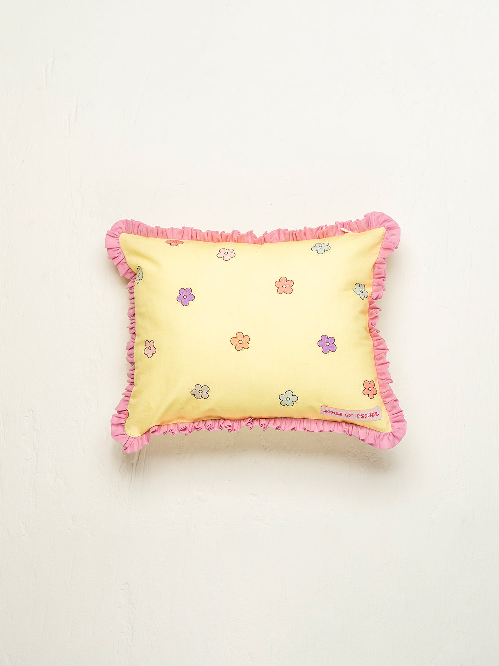 Flower Print Pillow Cover
