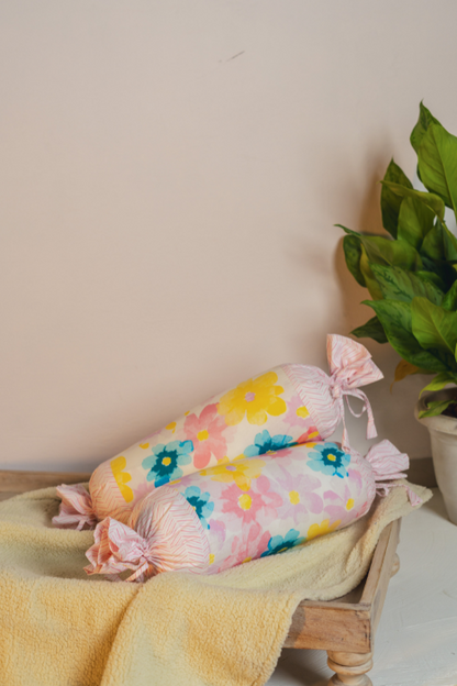 Bloom and Blossom Bolster Cover With Insert