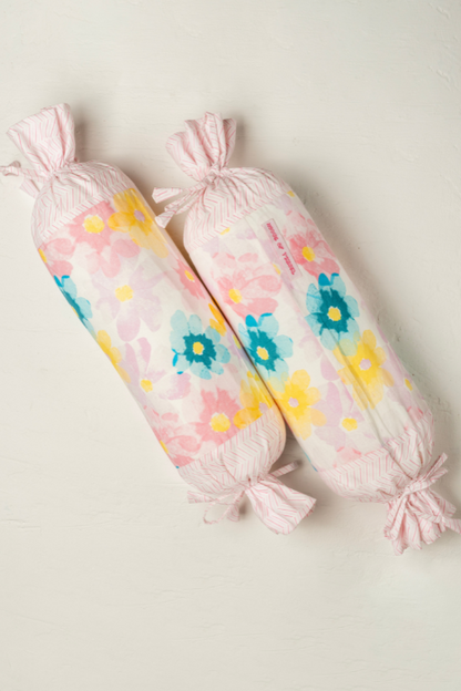 Bloom and Blossom Bolster Cover With Insert