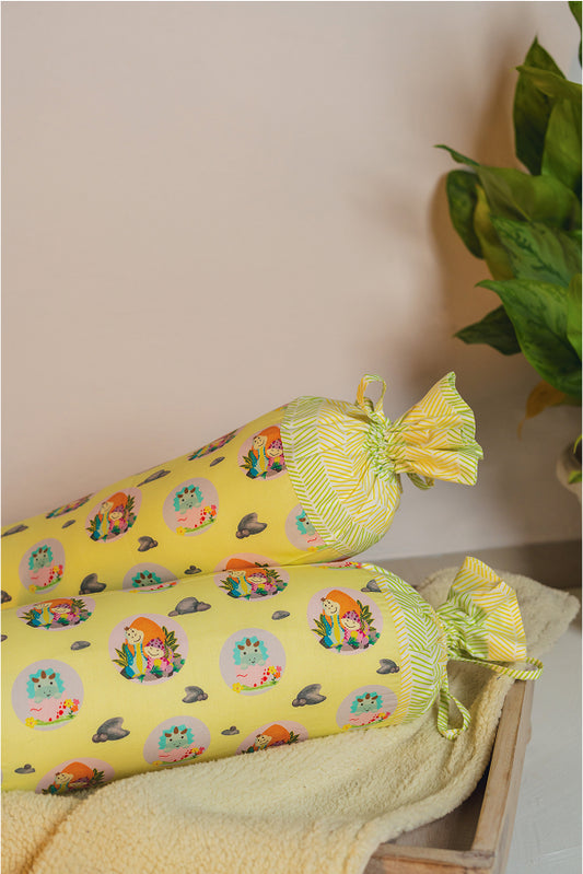 Dino-Saur Bolster Cover With Insert