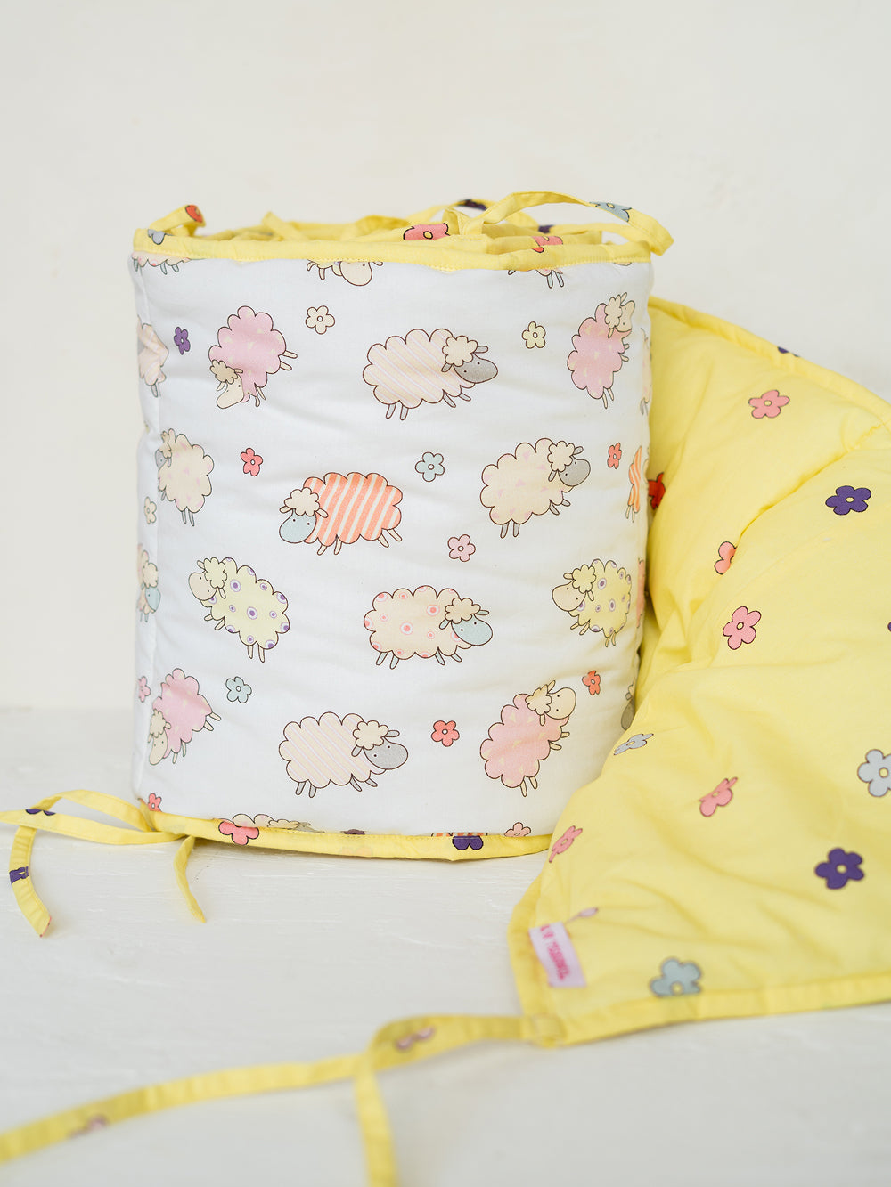 Baa-Baa Black Sheep Cotbumper