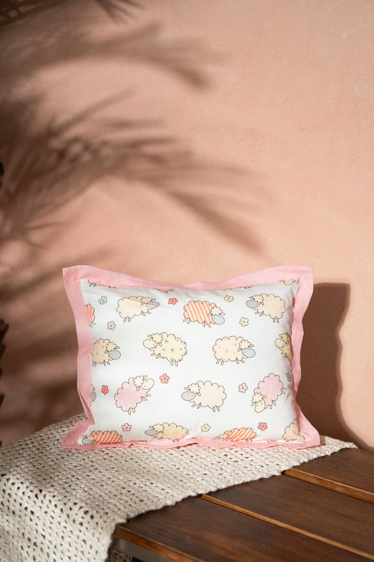 Baa-Baa Black Sheep Pillow Cover With Insert
