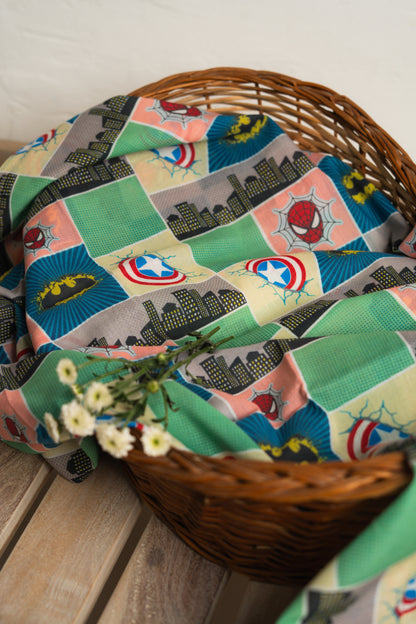 Superheroes Swaddle