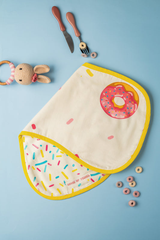 Donut Love Burp Cloth