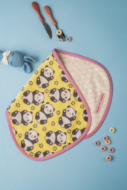 Paw Some Panda Burp Cloth