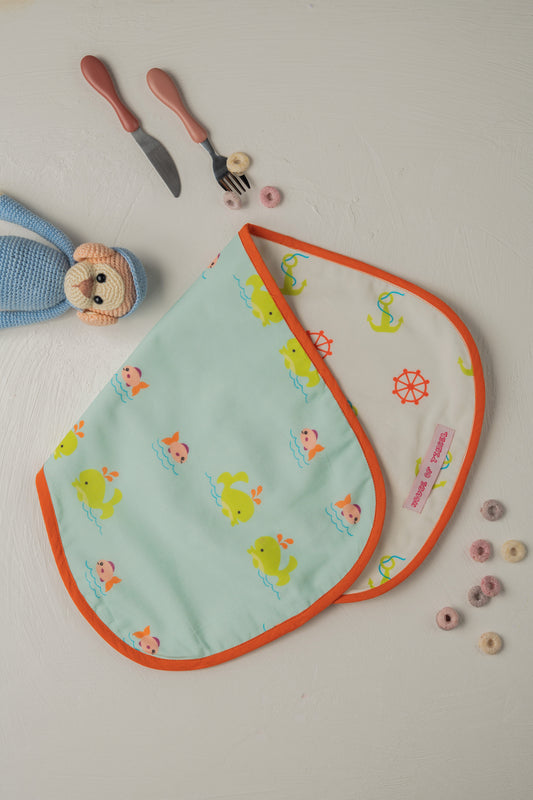 Oh Whale Burp Cloth