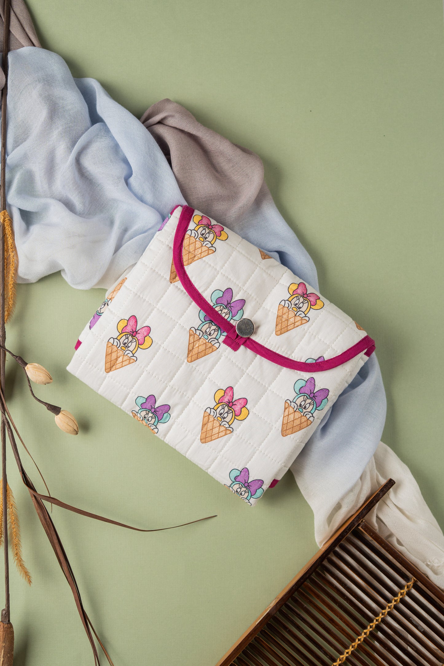 Minnie Scoop Diaper Changing Mat