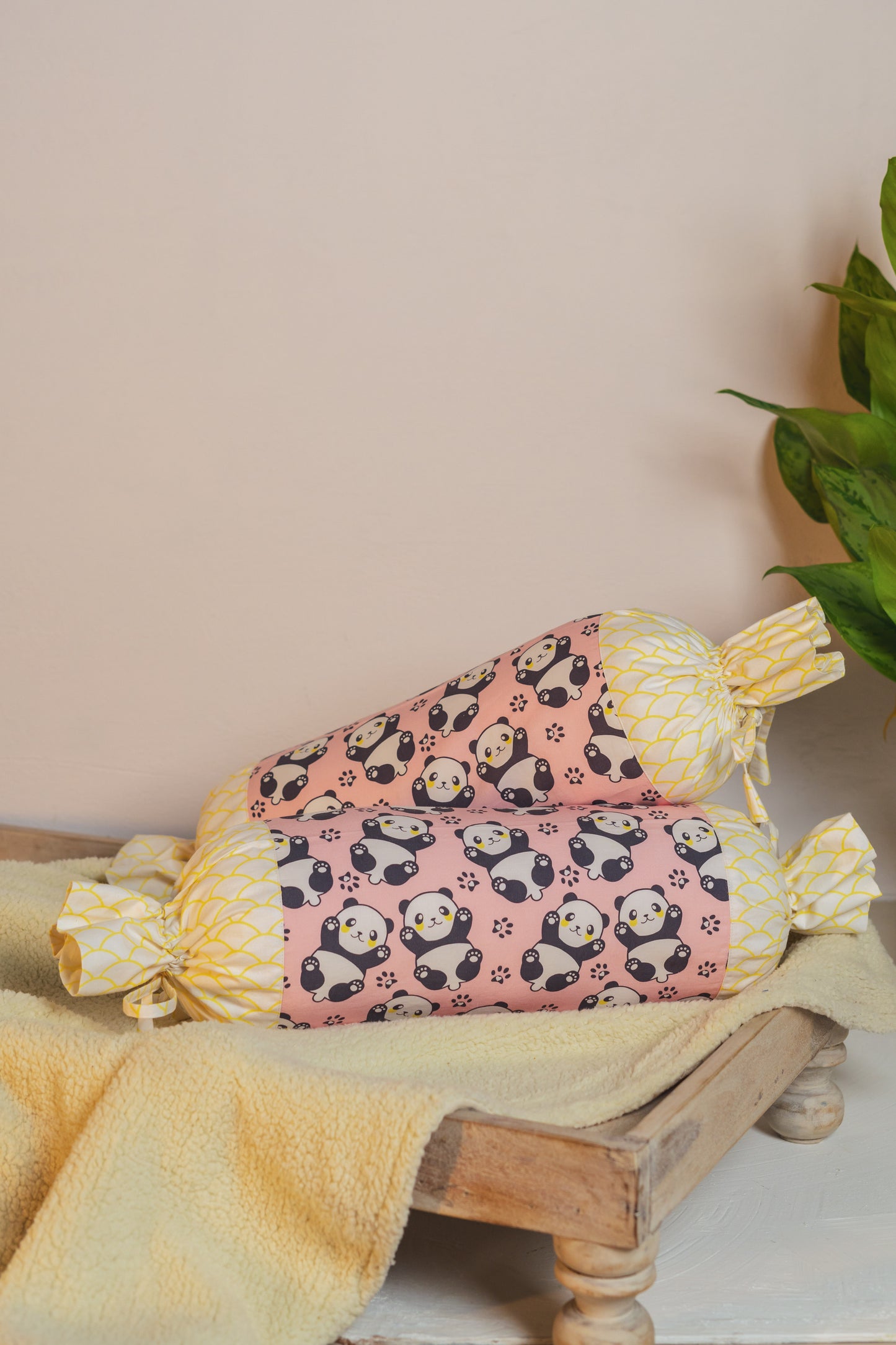 Paw Some Panda Bolster Cover With Insert