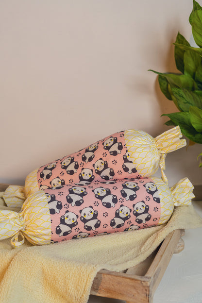 Paw Some Panda Bolster Cover With Insert
