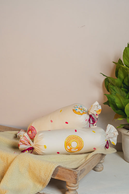 Donut Love Bolster Cover With Insert