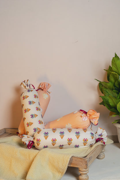 Minnie Silhouette Bolster Cover