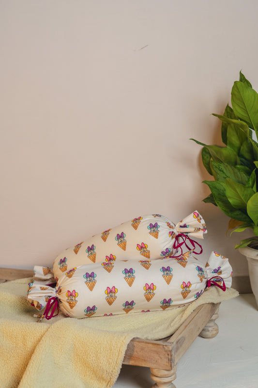 Minnie Scoop Bolster Cover With Insert