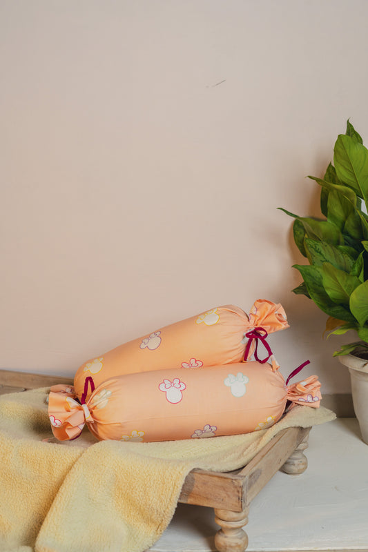 Minnie Silhouette Bolster Cover With Insert