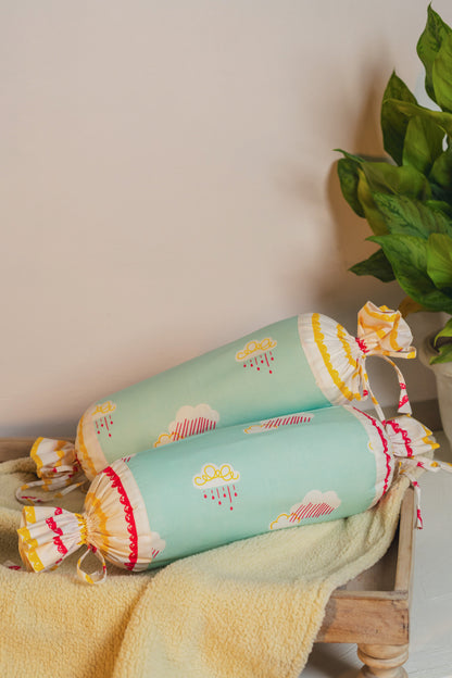 Dreamy Cloud Bolster Cover With Insert