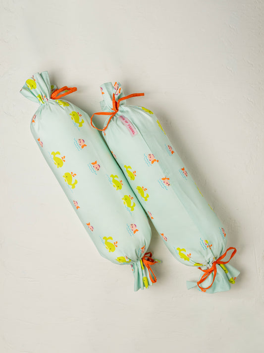 Oh Whale Bolster Cover