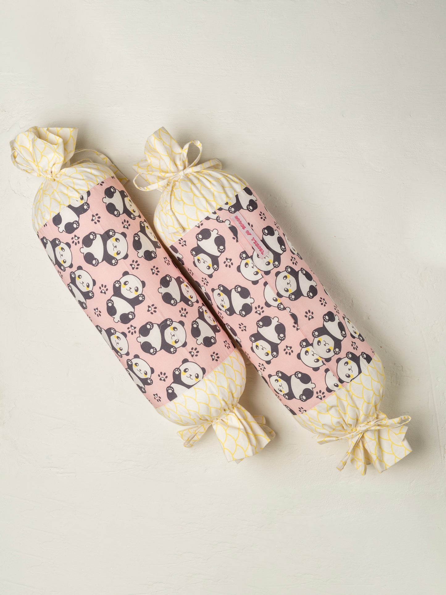 Paw Some Panda Bolster Cover With Insert