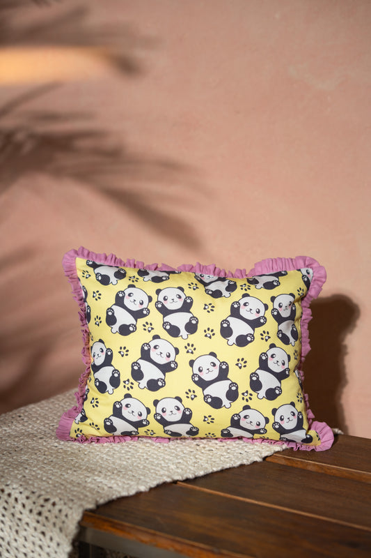 Paw Some Panda Pillow Cover