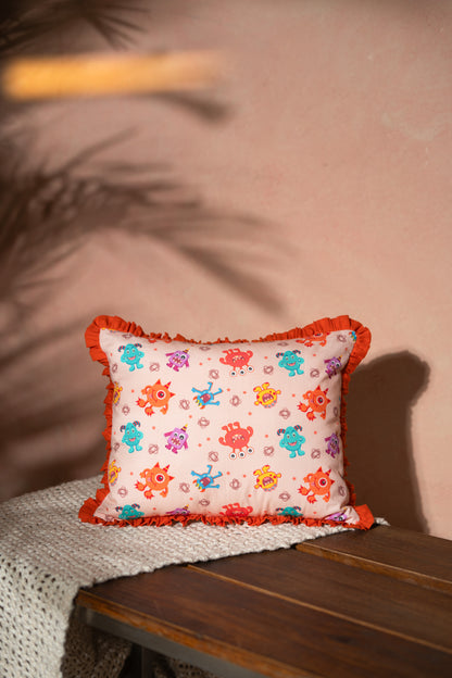 Monster Madness Pillow Cover With Insert