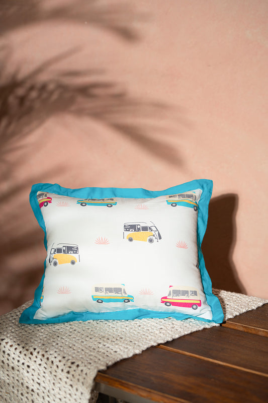 Magic Bus Pillow Cover With Insert
