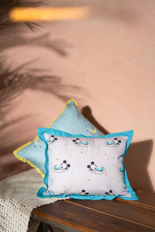 Star and Moon Pillow Cover