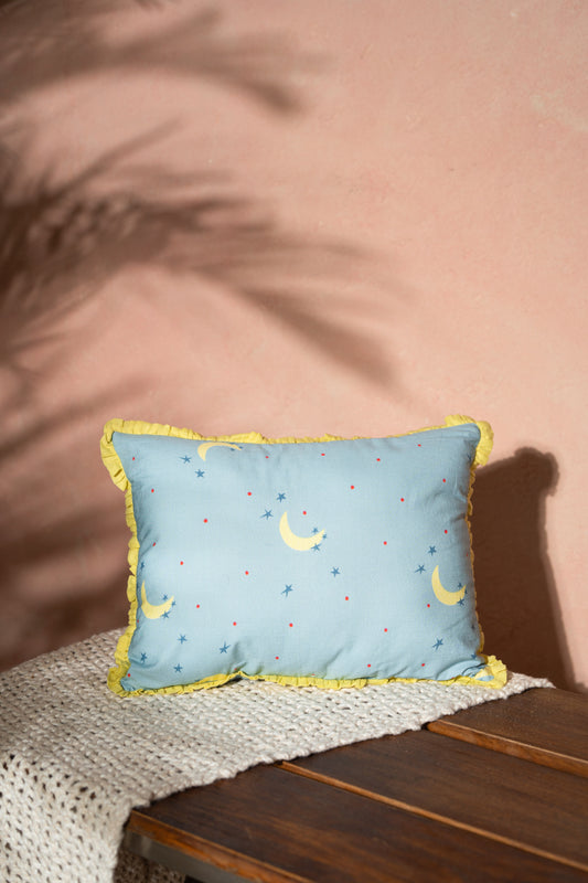 Star and Moon Pillow Cover With Insert