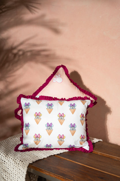 Minnie Silhouette Pillow Cover