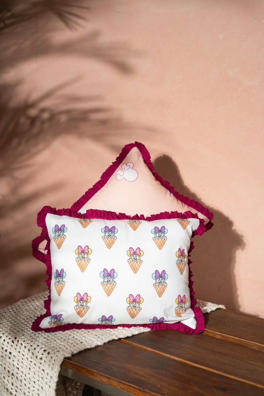 Minnie Silhouette Pillow Cover