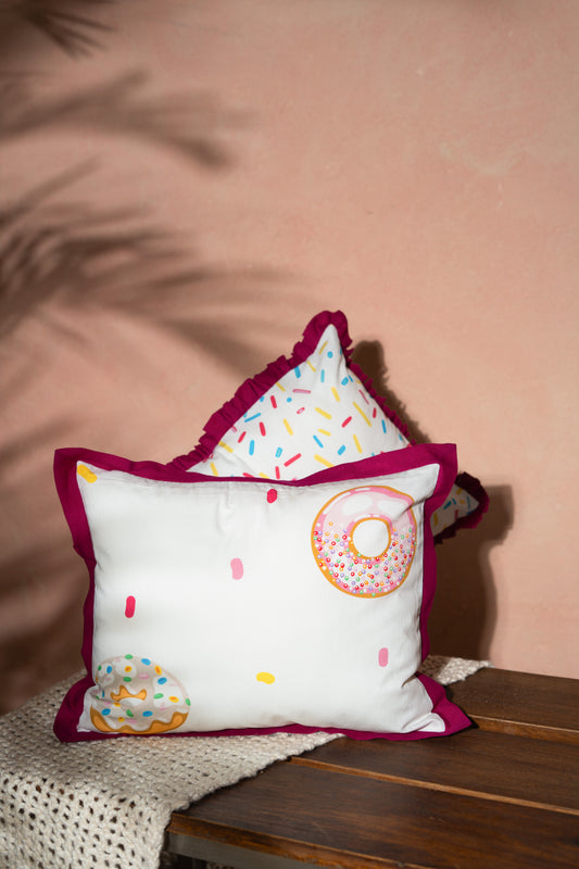 Donut Love Pillow Cover