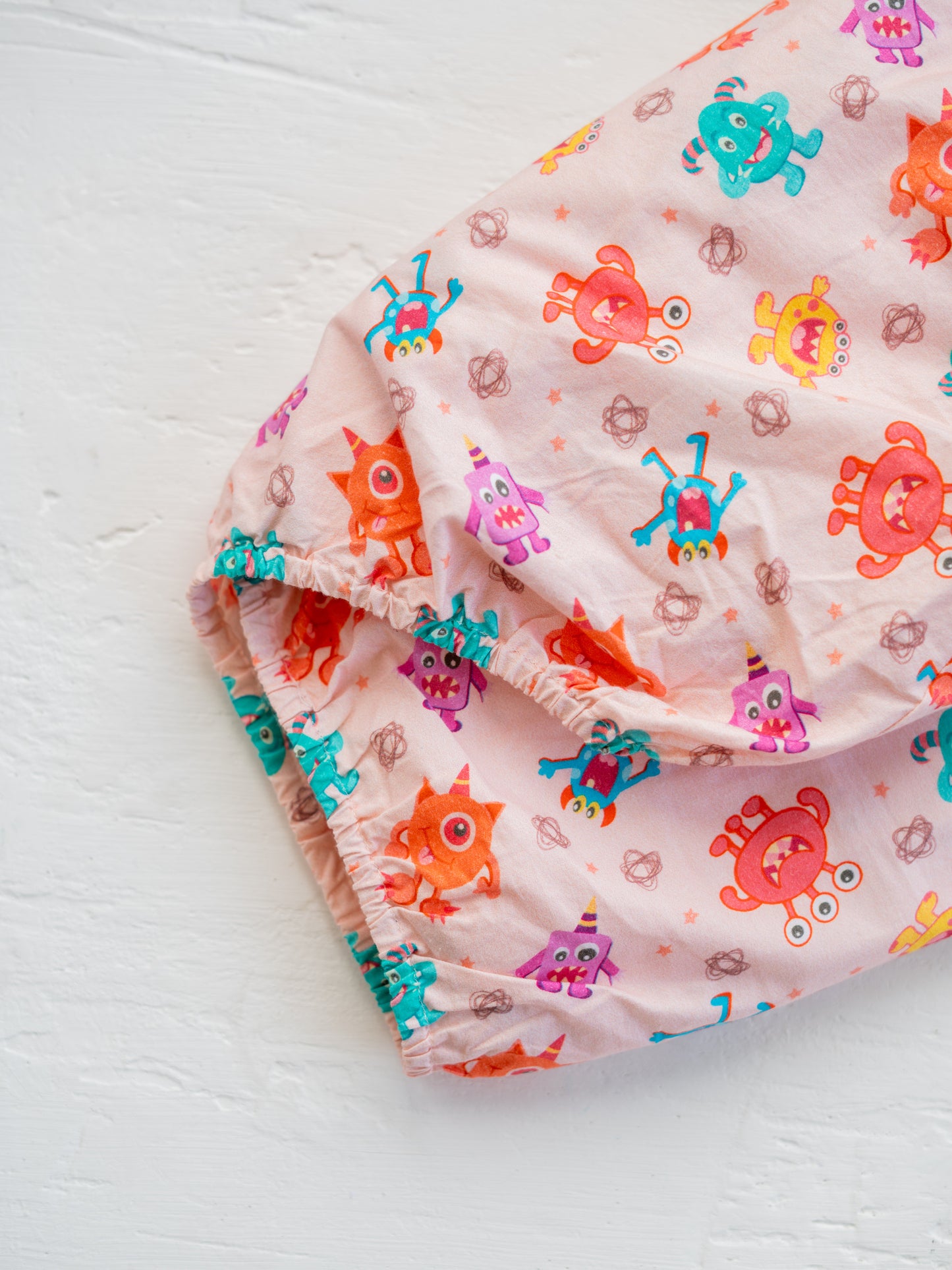 Monster Madness Fitted Cotsheet