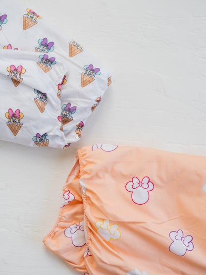 Minnie Silhouette Cotsheet