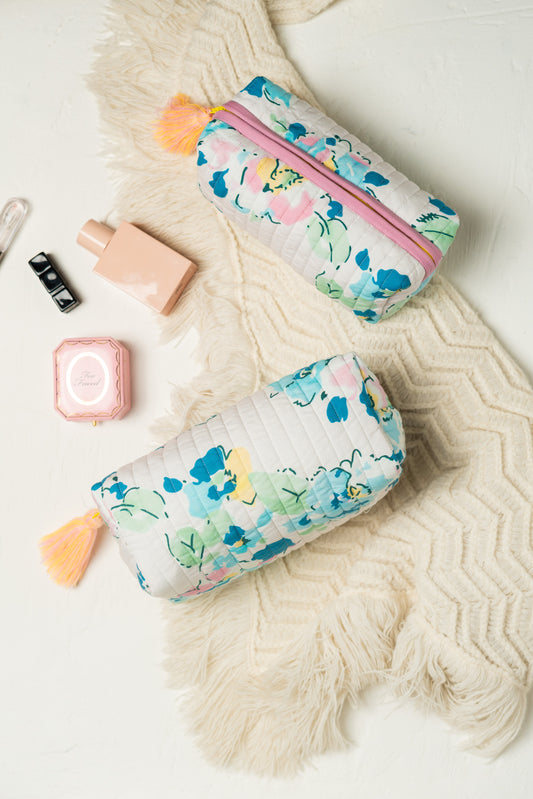 Flirty Floral Pouch
