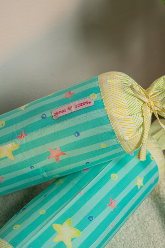 Starry Night Bolster Cover With Insert