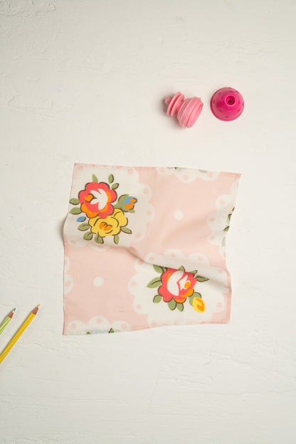 Dainty Rose Handkercheif