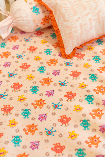 Monster Madness Fitted Cotsheet