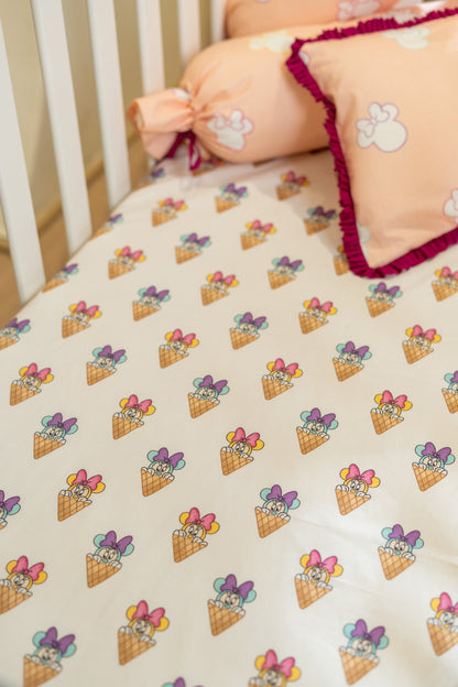 Minnie Scoop Cotsheet