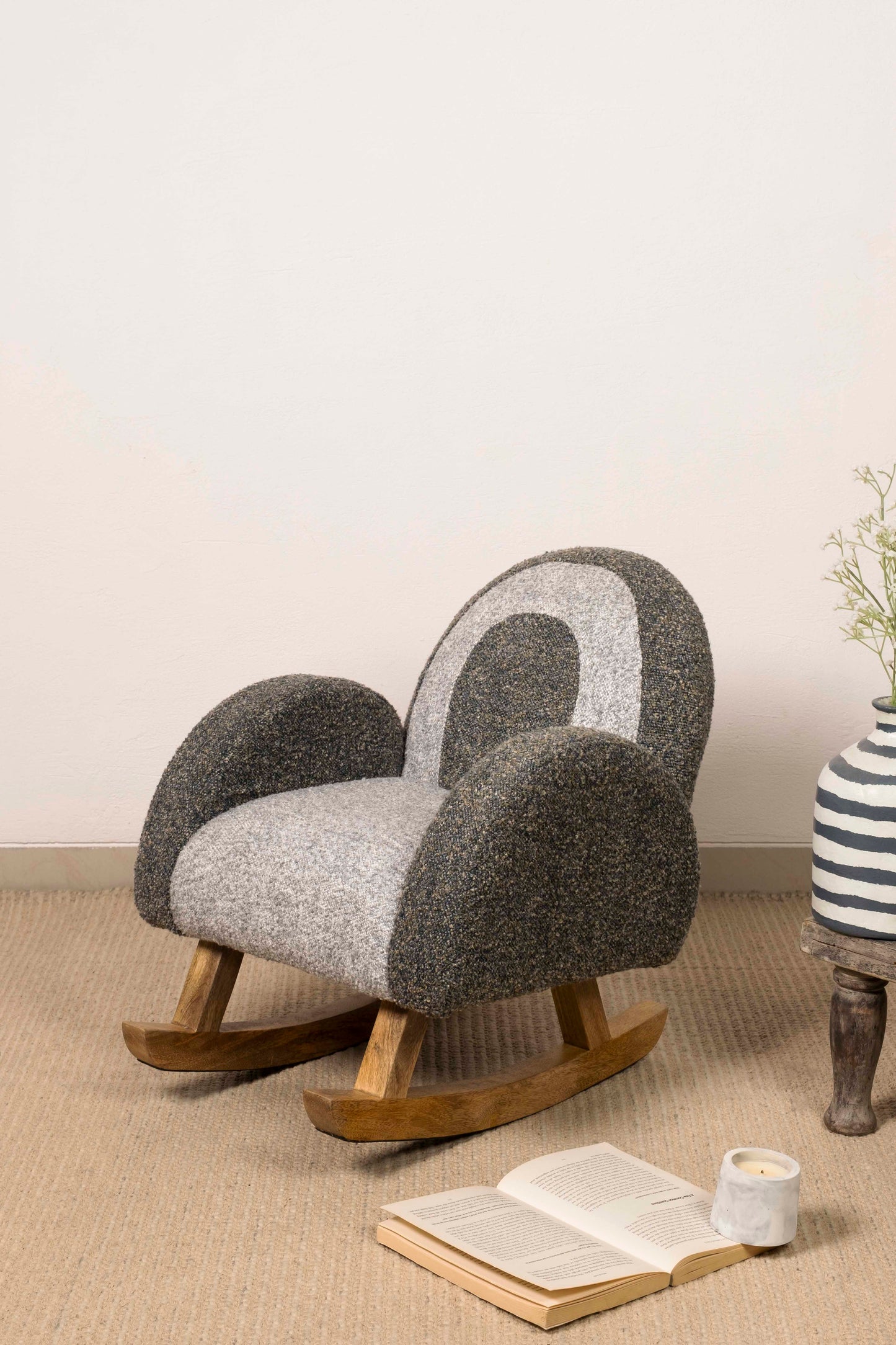 Kids Rocking Chair Charcoal