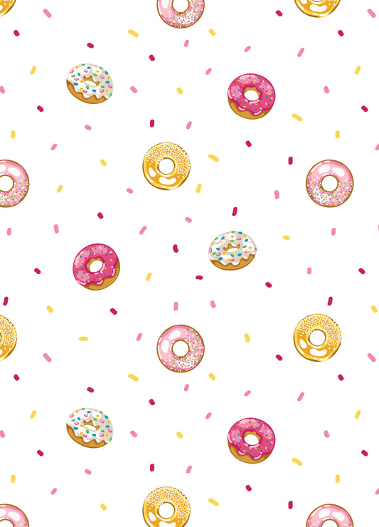 Donut Love Rectangle Quilted Pouch