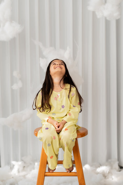 Flower Print Nightsuit