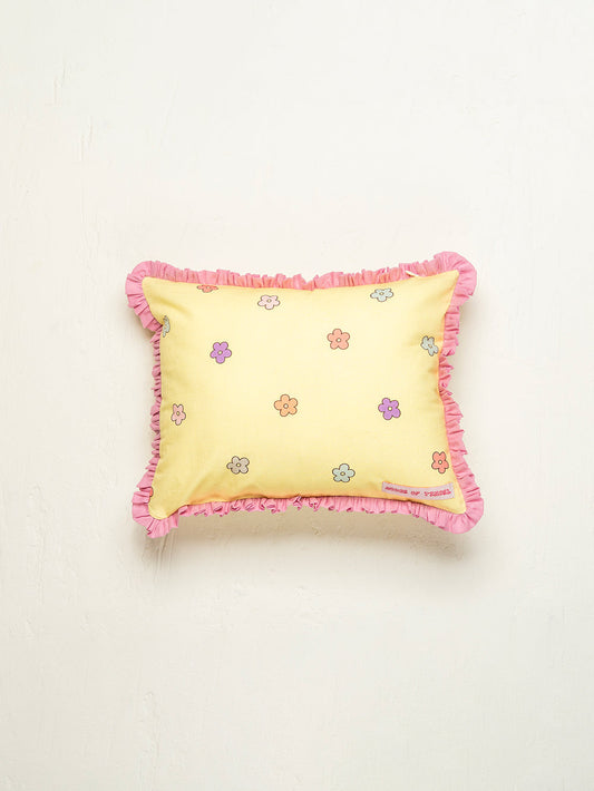 Flower Print Pillow Cover