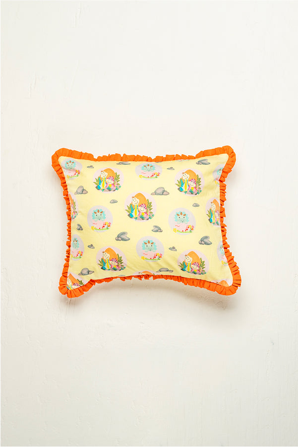Dino-Saur Pillow Cover With Insert
